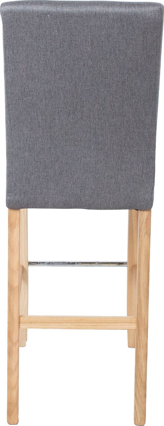 Bar Stool Boston | size: Length: 53cm, Width: 53cm, Height: 108cm, Depth: 40cm | color: Gray | image: 3 | variant: 1011725