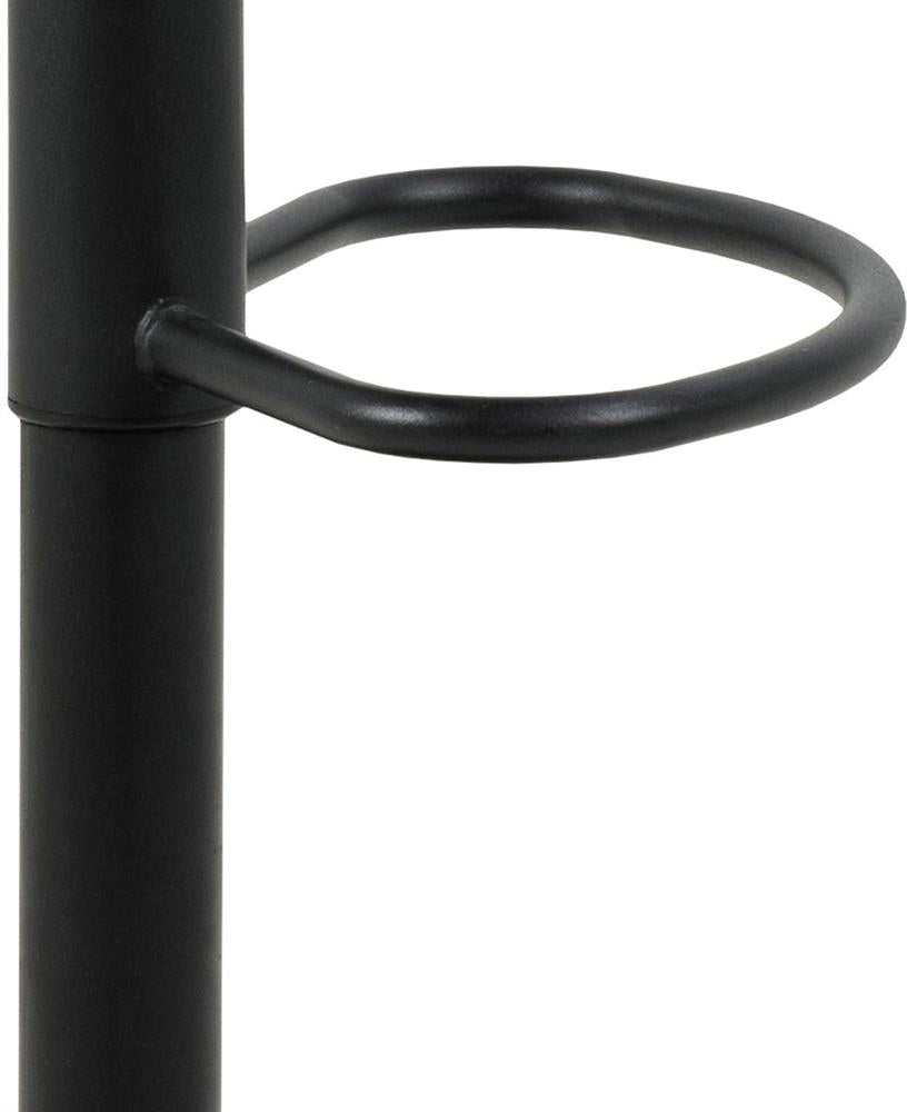 Bar Stool Brooke 1 | size: Width: 52cm, Height: 109cm, Depth: 52cm | color: Beige/Black | image: 4 | variant: 1016728