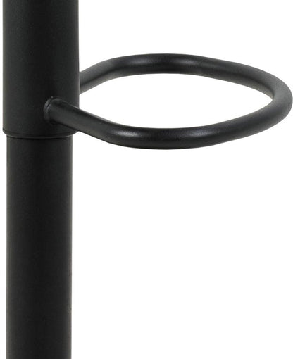 Bar Stool Brooke 1 | size: Width: 52cm, Height: 109cm, Depth: 52cm | color: Beige/Black | image: 4 | variant: 1016728