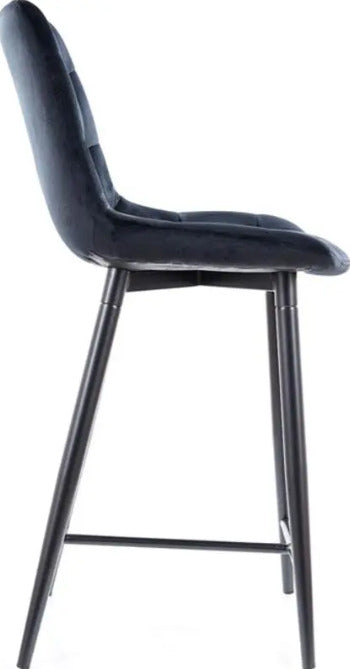 Bar Stool Chic H-2 | size: Width: 45cm, Height: 92cm, Depth: 37cm | color: Black | image: 2 | variant: 1005634