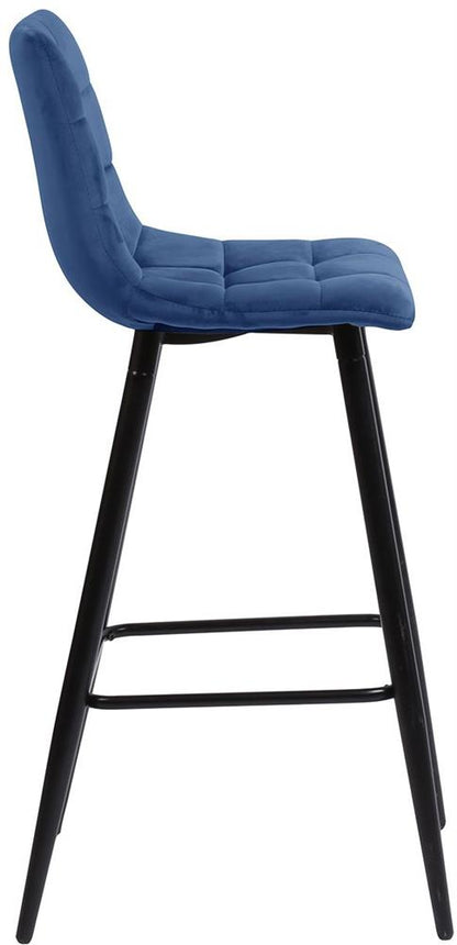 Bar Stool Chilli | size: Width: 43cm, Height: 104cm, Depth: 50.5cm | color: Blue | image: 2 | variant: 1005591