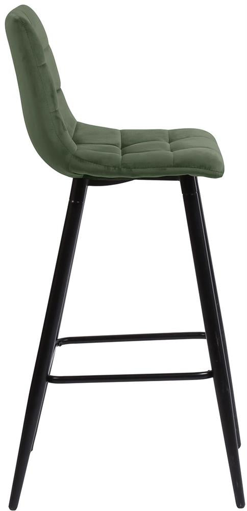 Bar Stool Chilli | size: Width: 43cm, Height: 104cm, Depth: 50.5cm | color: Green | image: 2 | variant: 1005592