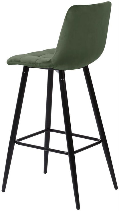 Bar Stool Chilli | size: Width: 43cm, Height: 104cm, Depth: 50.5cm | color: Green | image: 4 | variant: 1005592
