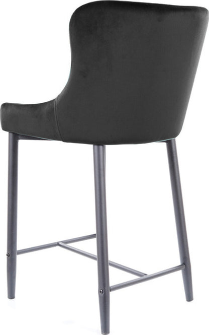 Bar Stool Colin B H-4 | size: Length: 46cm, Width: 45cm, Height: 88cm, Depth: 41cm | color: Black | image: 2 | variant: 1012038