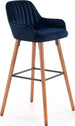 Bar Stool Cosenza | size: Length: 47cm, Width: 47cm, Height: 75-98cm, Depth: 49cm | color: Blue | image: 1 | variant: 1003047