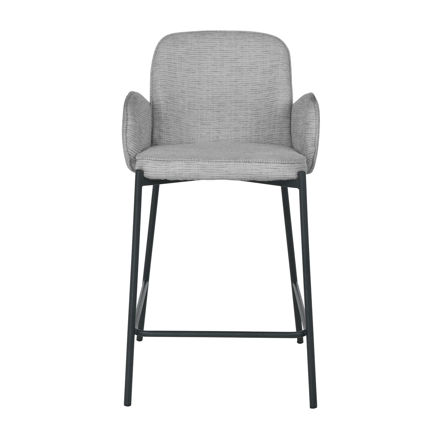 Bar Stool Damen 1 | size: Width: 50cm, Height: 95cm, Depth: 52cm | color: Gray | image: 1 | variant: 1017855