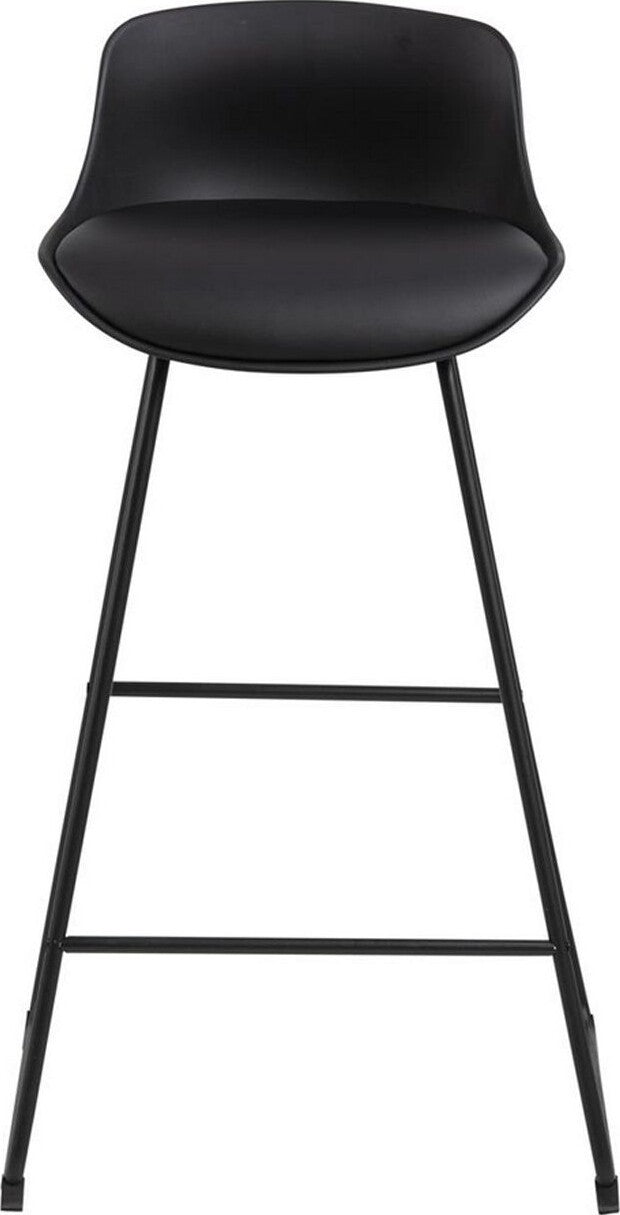 Bar Stool East Horsens | size: Width: 43cm, Height: 94cm, Depth: 49cm | color: Black | image: 4 | variant: 1005845