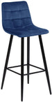 Bar Stool Epsom | size: Width: 43cm, Height: 104cm, Depth: 50.5cm | color: Blue | image: 1 | variant: 1001325