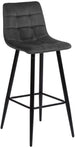 Bar Stool Epsom | size: Width: 43cm, Height: 104cm, Depth: 50.5cm | color: Gray | image: 1 | variant: 1001324