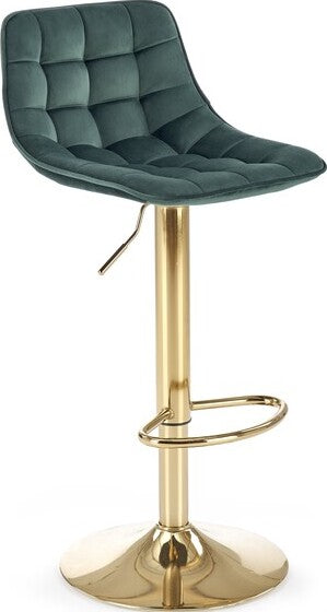 Bar Stool H120 | size: Width: 43cm, Height: 106cm, Depth: 44cm | color: Green | image: 0 | variant: 1005525