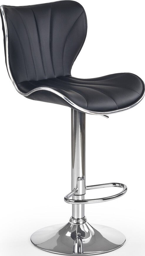 Bar Stool H69 | size: Length: 48cm, Width: 48cm, Height: 91-111cm, Depth: 55cm | color: Black | image: 1 | variant: 1011603