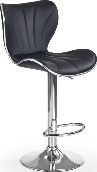 Bar Stool H69 | size: Length: 48cm, Width: 48cm, Height: 91-111cm, Depth: 55cm | color: Black | image: 1 | variant: 1011603