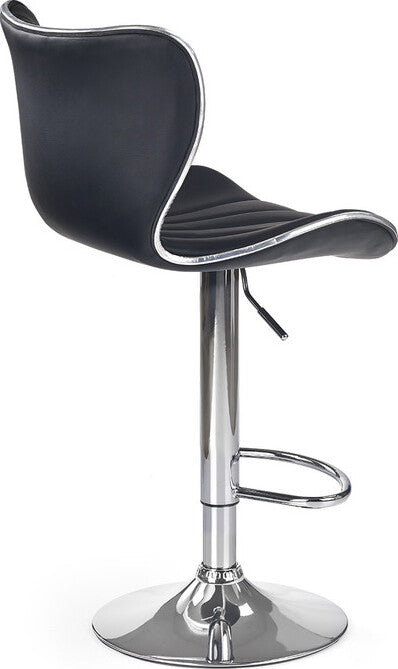 Bar Stool H69 | size: Length: 48cm, Width: 48cm, Height: 91-111cm, Depth: 55cm | color: Black | image: 2 | variant: 1011603