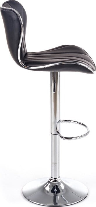 Bar Stool H69 | size: Length: 48cm, Width: 48cm, Height: 91-111cm, Depth: 55cm | color: Black | image: 3 | variant: 1011603