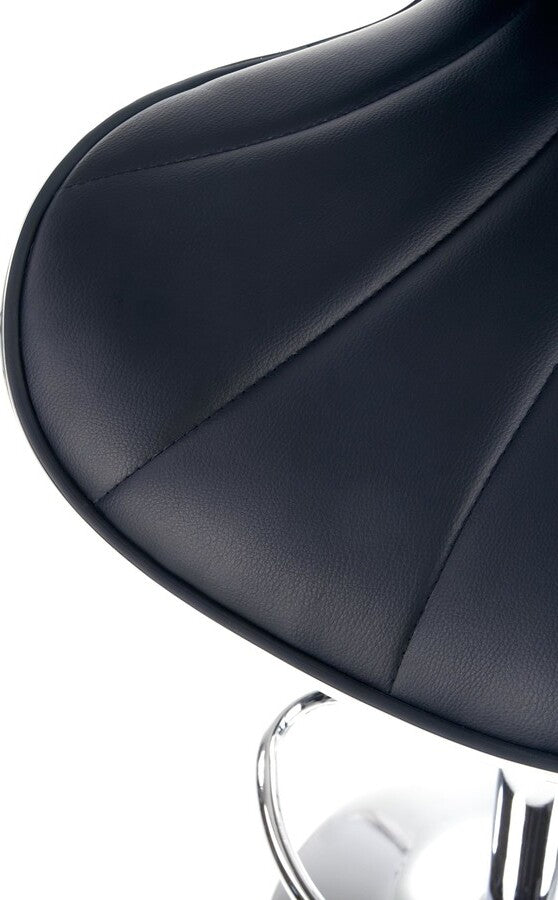 Bar Stool H69 | size: Length: 48cm, Width: 48cm, Height: 91-111cm, Depth: 55cm | color: Black | image: 4 | variant: 1011603