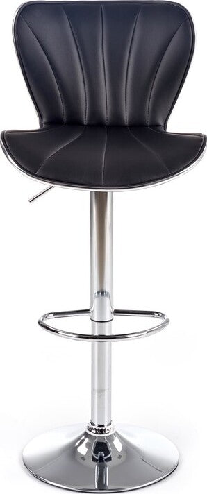 Bar Stool H69 | size: Length: 48cm, Width: 48cm, Height: 91-111cm, Depth: 55cm | color: Black | image: 5 | variant: 1011603