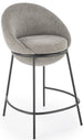 Bar Stool Pescara | size: Width: 53cm, Height: 90cm, Depth: 57cm | color: Gray | image: 0 | variant: 1003025