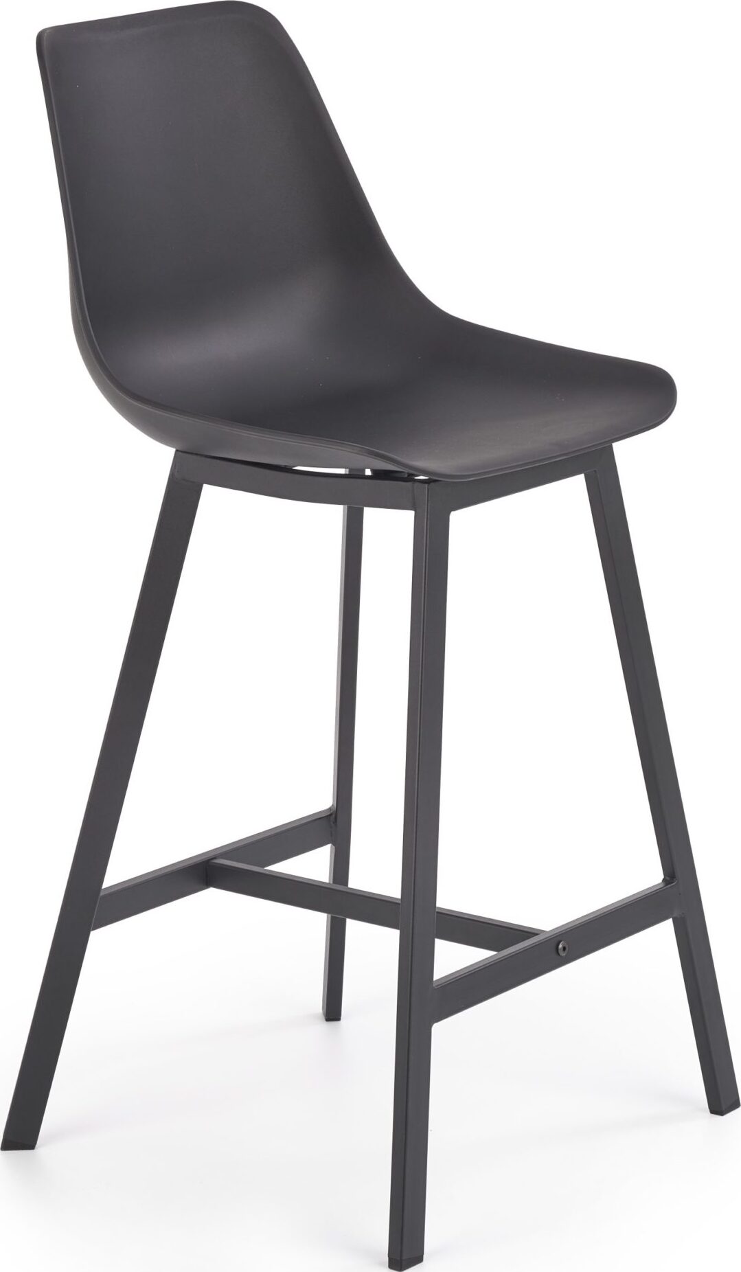 Bar Stool West Shrewsbury | size: Length: 43cm, Width: 43cm, Height: 96cm, Depth: 48cm | color: Black | image: 1 | variant: 1007083