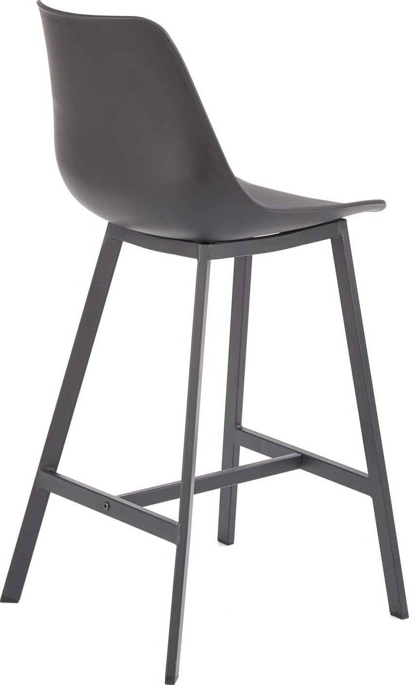 Bar Stool West Shrewsbury | size: Length: 43cm, Width: 43cm, Height: 96cm, Depth: 48cm | color: Black | image: 3 | variant: 1007083