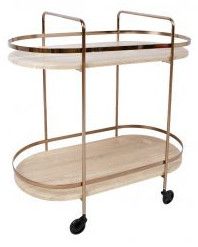 Bar Table East Betws | size: Length: 42cm, Width: 80cm, Height: 80cm | color: Brown | image: 1 | variant: 1005525