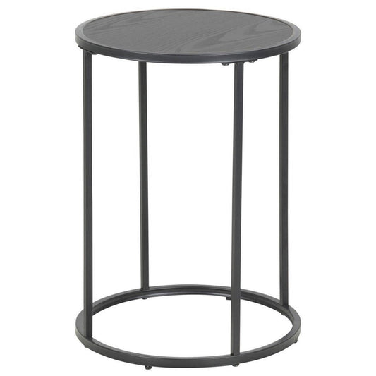 Bar Table Seaford 1 | size: Length: 40cm, Width: 40cm, Height: 55cm, Diameter: 40cm | color: Black | image: 1 | variant: 1006997