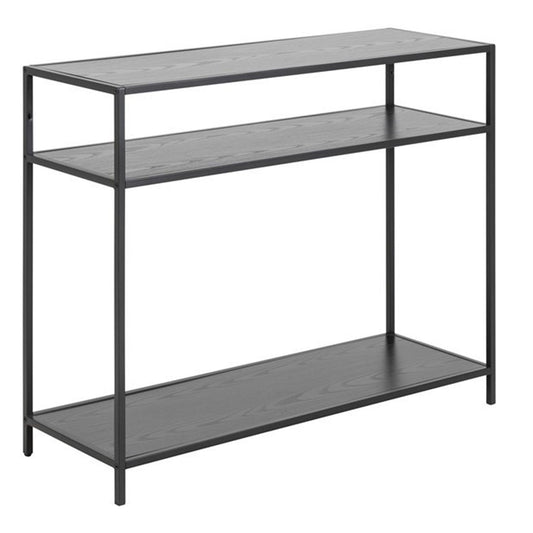 Bar Table Seaford 6 | size: Length: 35cm, Width: 100cm, Height: 79cm | color: Black | image: 1 | variant: 1018029