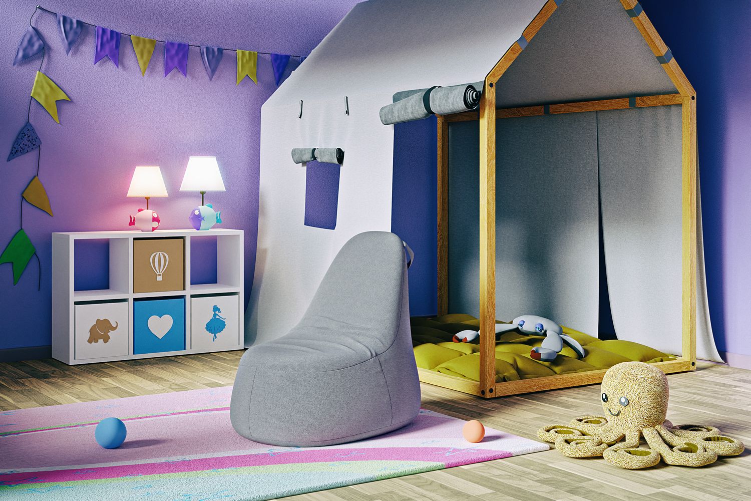 Bean Bag East Skopje | size: Length: 83cm, Width: 78cm, Height: 83cm, Depth: 83cm | color: Gray | image: 1 | variant: 1010232