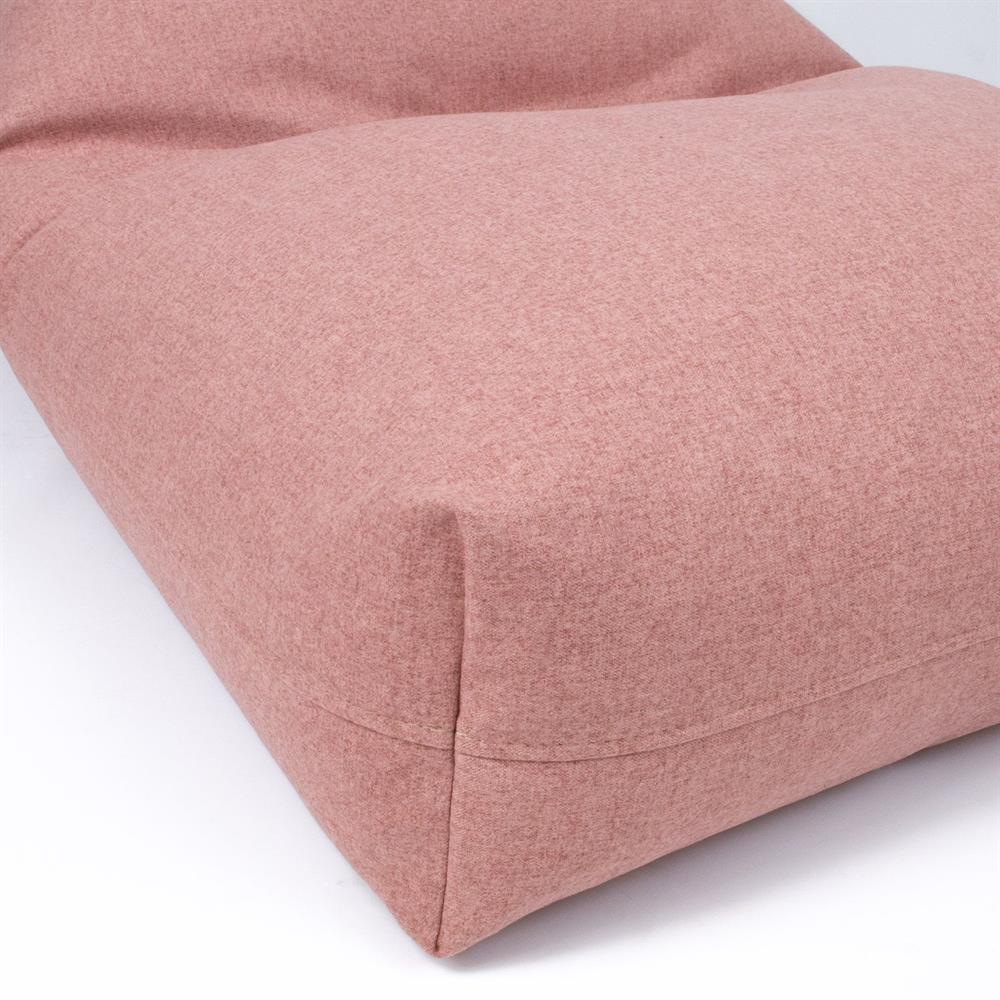 Bean Bag Pontypridd | size: Width: 80cm, Height: 130cm, Depth: 70cm | color: Pink | image: 2 | variant: 1001374