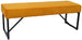 Bedroom Bench Abingdon | size: Length: 110cm, Width: 36cm, Height: 42cm | color: Yellow | image: 1 | variant: 1000365