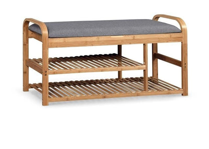 Bedroom Bench East Cesena | size: Width: 100cm, Height: 50cm, Depth: 33cm | color: Gray | image: 0 | variant: 1006629