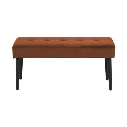 Bedroom Bench Stirling | size: Width: 95cm, Height: 45cm, Depth: 38cm | color: Brown | image: 2 | variant: 1000184