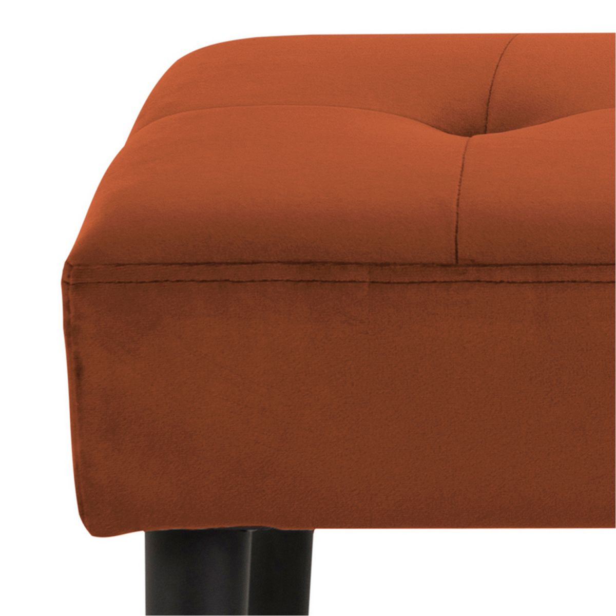 Bedroom Bench Stirling | size: Width: 95cm, Height: 45cm, Depth: 38cm | color: Brown | image: 3 | variant: 1000184