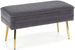 Bedroom Bench Turku | size: Length: 42cm, Width: 78cm, Height: 37cm | color: Gray | image: 0 | variant: 1002059