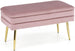 Bedroom Bench Turku | size: Length: 42cm, Width: 78cm, Height: 37cm | color: Pink | image: 0 | variant: 1002058