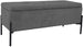 Bedroom Bench Woodstock | size: Length: 95cm, Width: 35cm, Height: 41cm | color: Gray | image: 1 | variant: 1000361