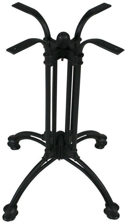 Central Table Leg Cafe | size: Height: 72cm, Diameter: 2cm | color: Black | image: 1 | variant: 1016815