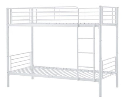 Children's Bunk Bed Nashville | size: Length: 215cm, Width: 99cm, Height: 165cm | color: White | image: 1 | variant: 1003436