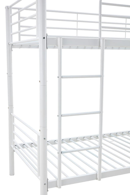 Children's Bunk Bed Nashville | size: Length: 215cm, Width: 99cm, Height: 165cm | color: White | image: 3 | variant: 1003436