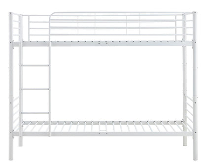 Children's Bunk Bed Nashville | size: Length: 215cm, Width: 99cm, Height: 165cm | color: White | image: 4 | variant: 1003436