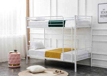 Children's Bunk Bed Nashville | size: Length: 215cm, Width: 99cm, Height: 165cm | color: White | image: 8 | variant: 1003436