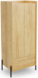 Closet Mobius 2D | size: Width: 60cm, Height: 179cm, Depth: 78cm | color: Natural | image: 1 | variant: 1002029