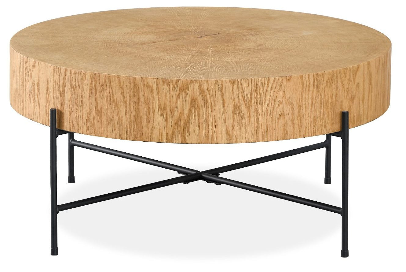 Coffee Table Castino | size: Length: 75cm, Width: 75cm, Height: 36cm, Diameter: 75cm | color: Brown | image: 0 | variant: 1017948