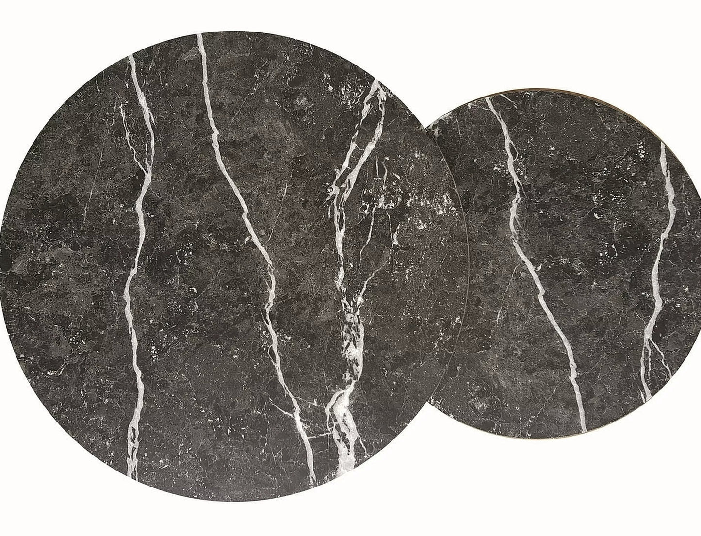 Coffee Table Catterick | size: Length: 80cm, Width: 80cm, Height: 48cm, Diameter: 80cm | color: Black | image: 2 | variant: 1004434