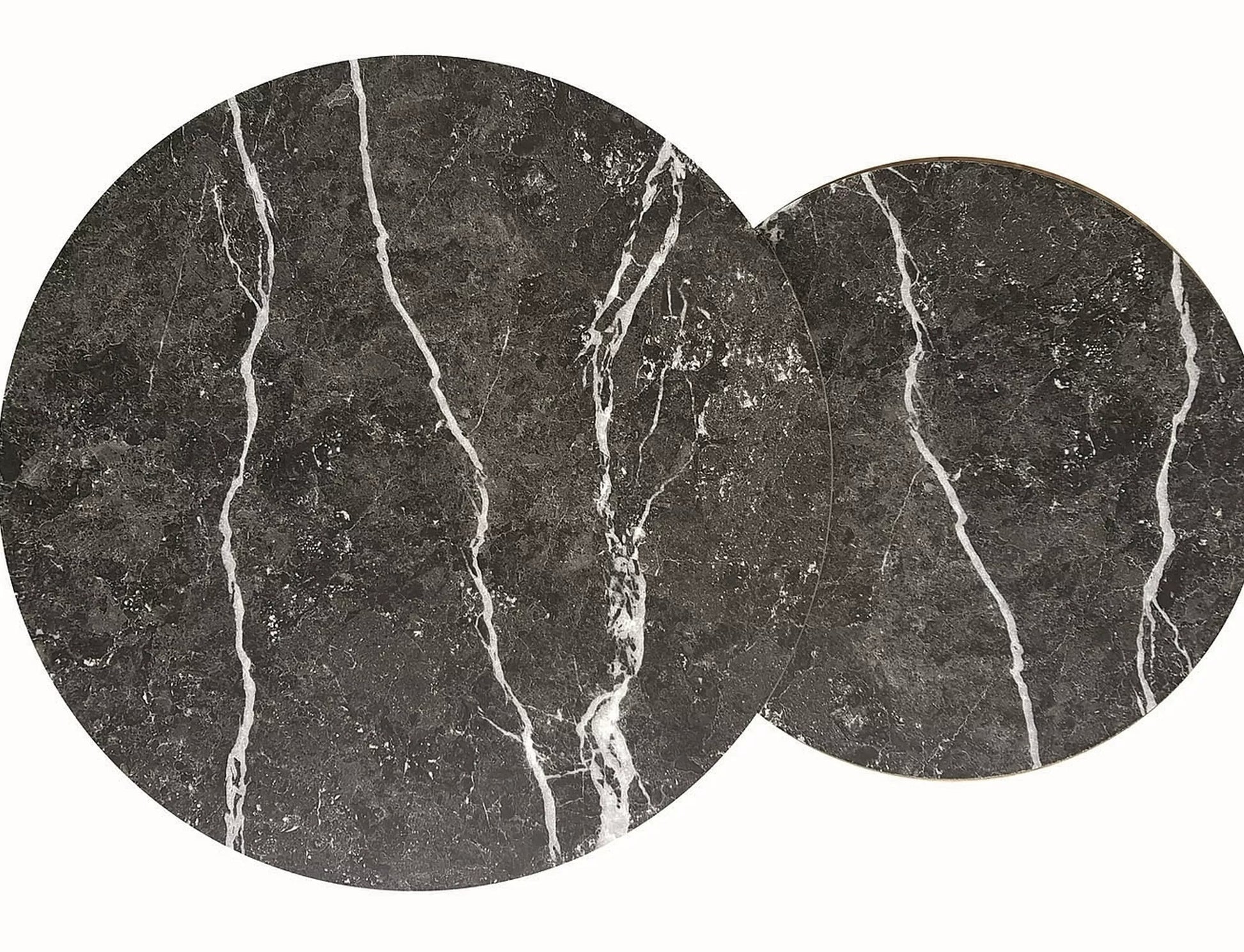 Coffee Table Catterick | size: Length: 80cm, Width: 80cm, Height: 48cm, Diameter: 80cm | color: Black | image: 2 | variant: 1004434