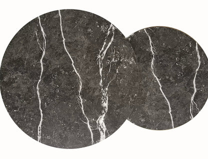 Coffee Table Catterick | size: Length: 80cm, Width: 80cm, Height: 48cm, Diameter: 80cm | color: Black | image: 2 | variant: 1004434