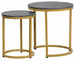 Coffee Table Clacton | size: Length: 45cm, Width: 45cm, Height: 48cm, Diameter: 45cm | color: Black | image: 0 | variant: 1004447
