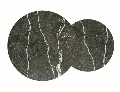 Coffee Table Clacton | size: Length: 45cm, Width: 45cm, Height: 48cm, Diameter: 45cm | color: Black | image: 1 | variant: 1004447