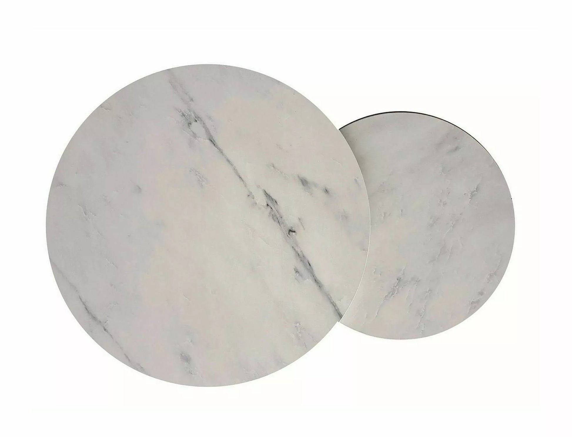 Coffee Table Clacton | size: Length: 45cm, Width: 45cm, Height: 48cm, Diameter: 45cm | color: White | image: 1 | variant: 1004446