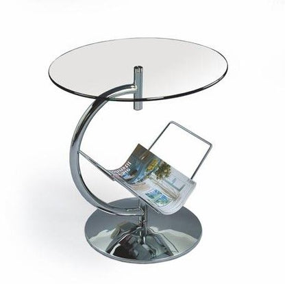 Coffee Table East Chennai | size: Length: 45cm, Width: 45cm, Height: 50cm, Diameter: 45cm | color: Transparent | image: 1 | variant: 1006722