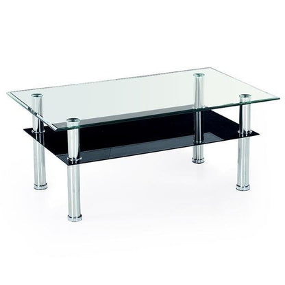 Coffee Table East Cologne | size: Length: 63cm, Width: 103cm, Height: 50cm | color: Chrome | image: 1 | variant: 1006728